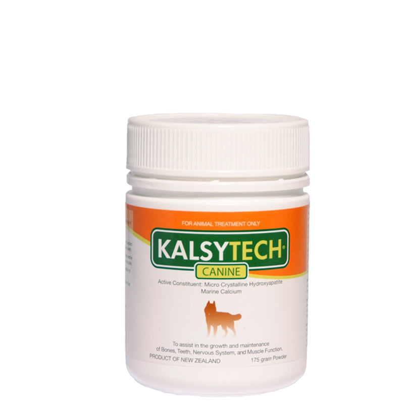 ☆SPECIAL☆ Kalsytech® Canine Calcium supplement 175g Powder Tub (Exp: 10/24)