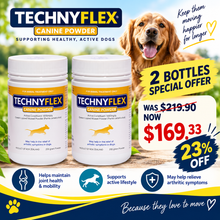 Load image into Gallery viewer, ☆SPECIAL☆ TWIN PACK Technyflex® Canine 200g Powder tub
