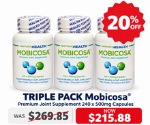 Load image into Gallery viewer, ☆SPECIAL☆ TRIPLE PACK Mobicosa® Premium Joint Supplement 240 x 500mg Capsules
