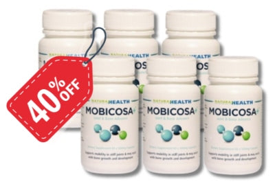 ☆SPECIAL☆ SIX PACK Mobicosa+® Premium Joint Supplement 60 x 500mg Capsules (Exp: 12/25) (360 Capsules)