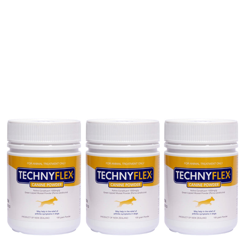 ☆SPECIAL☆ TRIPLE PACK Technyflex® Canine 100g Powder tub (Exp: 05/27)