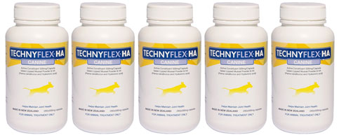 ☆SPECIAL☆ FIVE PACK Technyflex® HA Canine Joint Supplement 280 Capsules (Exp: 12/25)