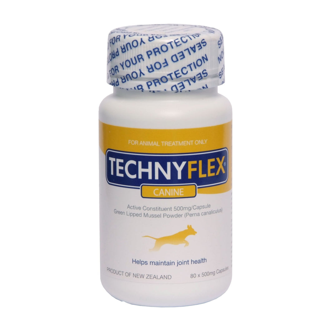 ☆SPECIAL☆ Technyflex® Canine 80 x 500mg Capsules (Exp: 06/24)