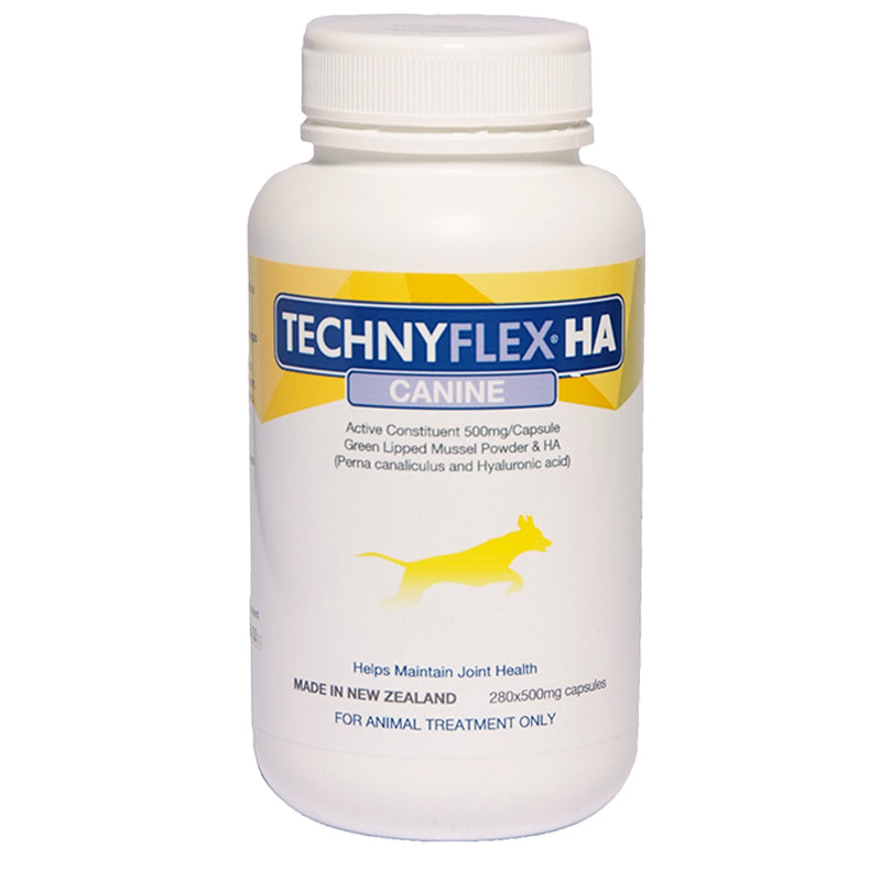 Technyflex® HA Canine Joint Supplement 280 x 500mg Capsules (Exp: 12/25)